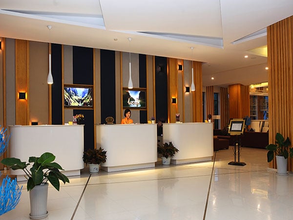 Sảnh lễ tân khách sạn Dragon Sea Sầm Sơn