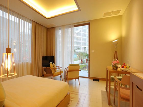 Phòng khách khách sạn FLC Luxury Sầm Sơn